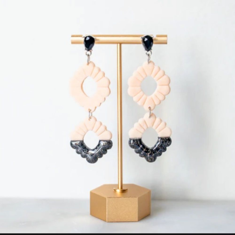 Polymer clay earrings